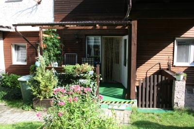 Altenhof Werbellinsee - Ferienwohnungen Haase, WohnungGartenidylle - Terrasse